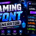 Gaming Font Generator