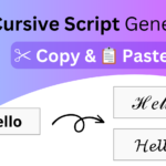 Cursive Font Copy Paste