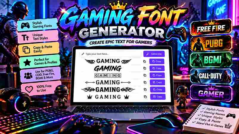Gaming Font Generator