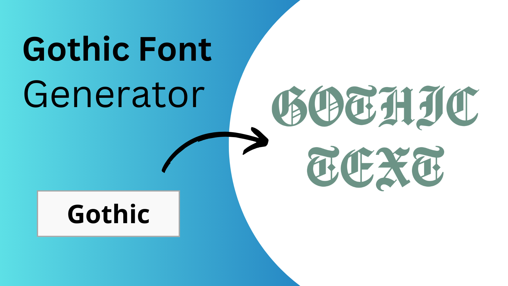 Gothic Font Generator – Copy In Gothic Font