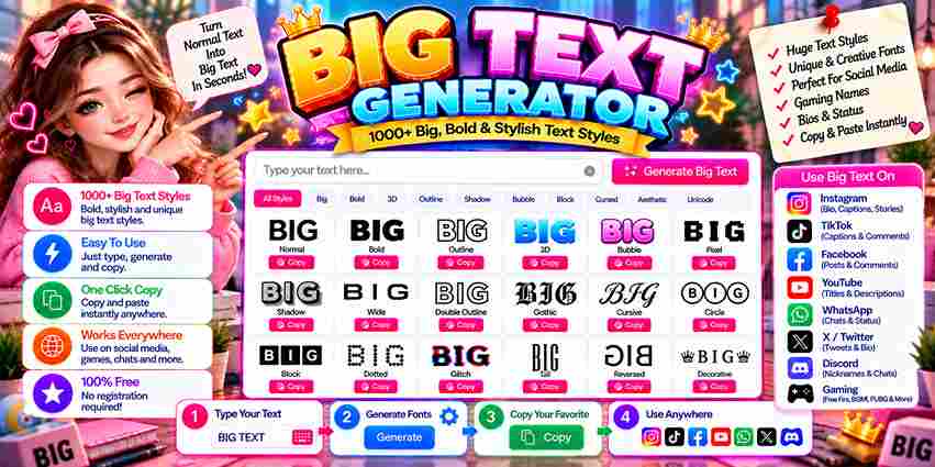 Big Text Generator
