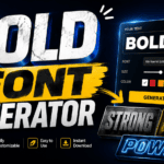 Bold Font Generator