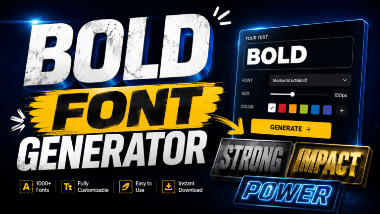 Bold Font Generator