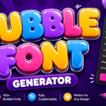 bubble font generator