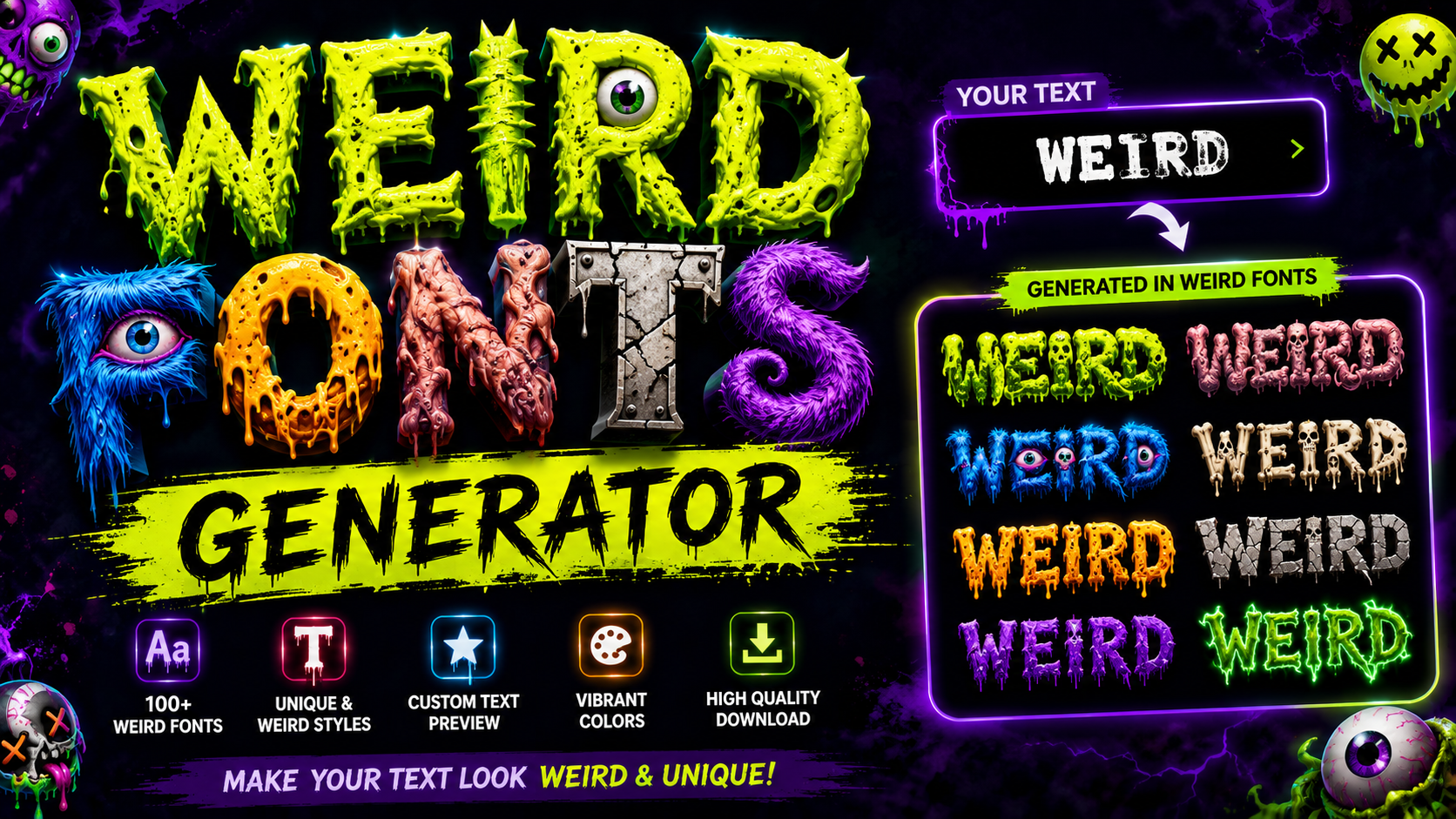 Weird Fonts Generator