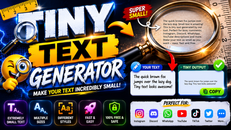 Tiny Text Generator