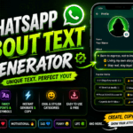 WhatsApp About Text Generator