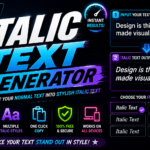 Italic Text Generator