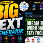 Big Text Generator
