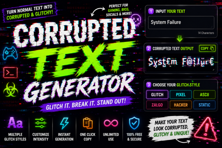 Corrupted Text Generator