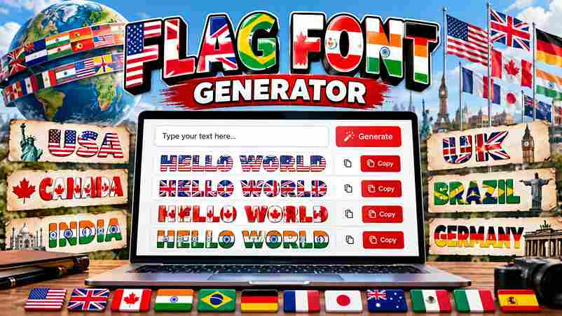 Flag Font Generator