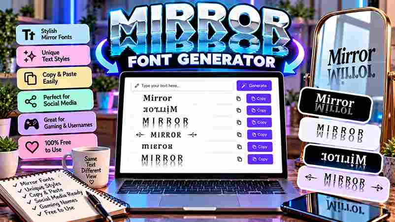 mirror font generator