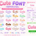 Cute Font Generator