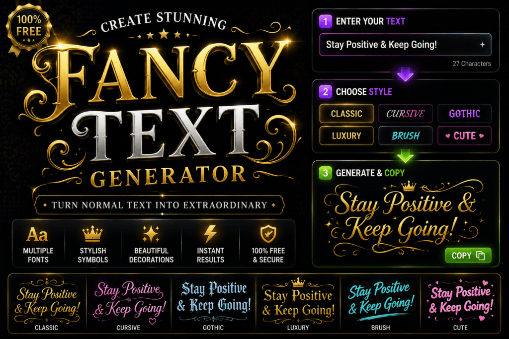 Fancy Text Generator