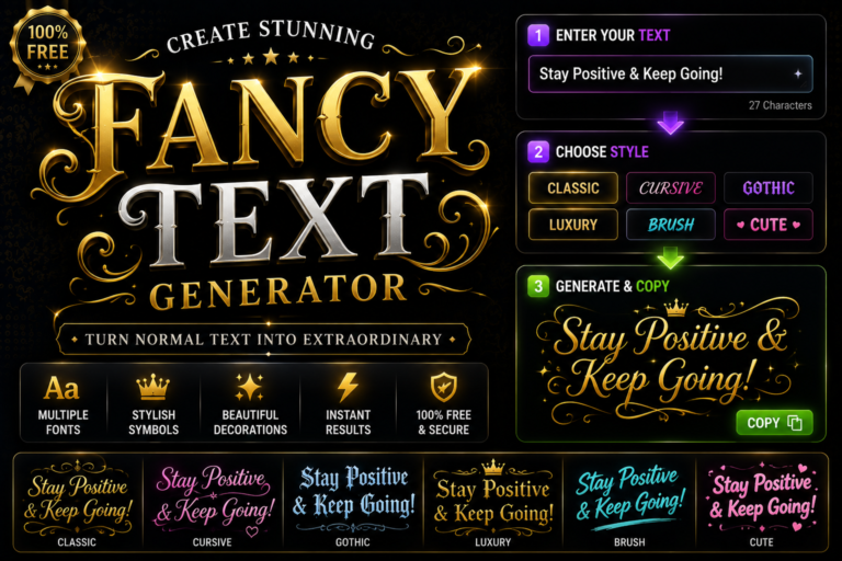 Fancy Text Generator