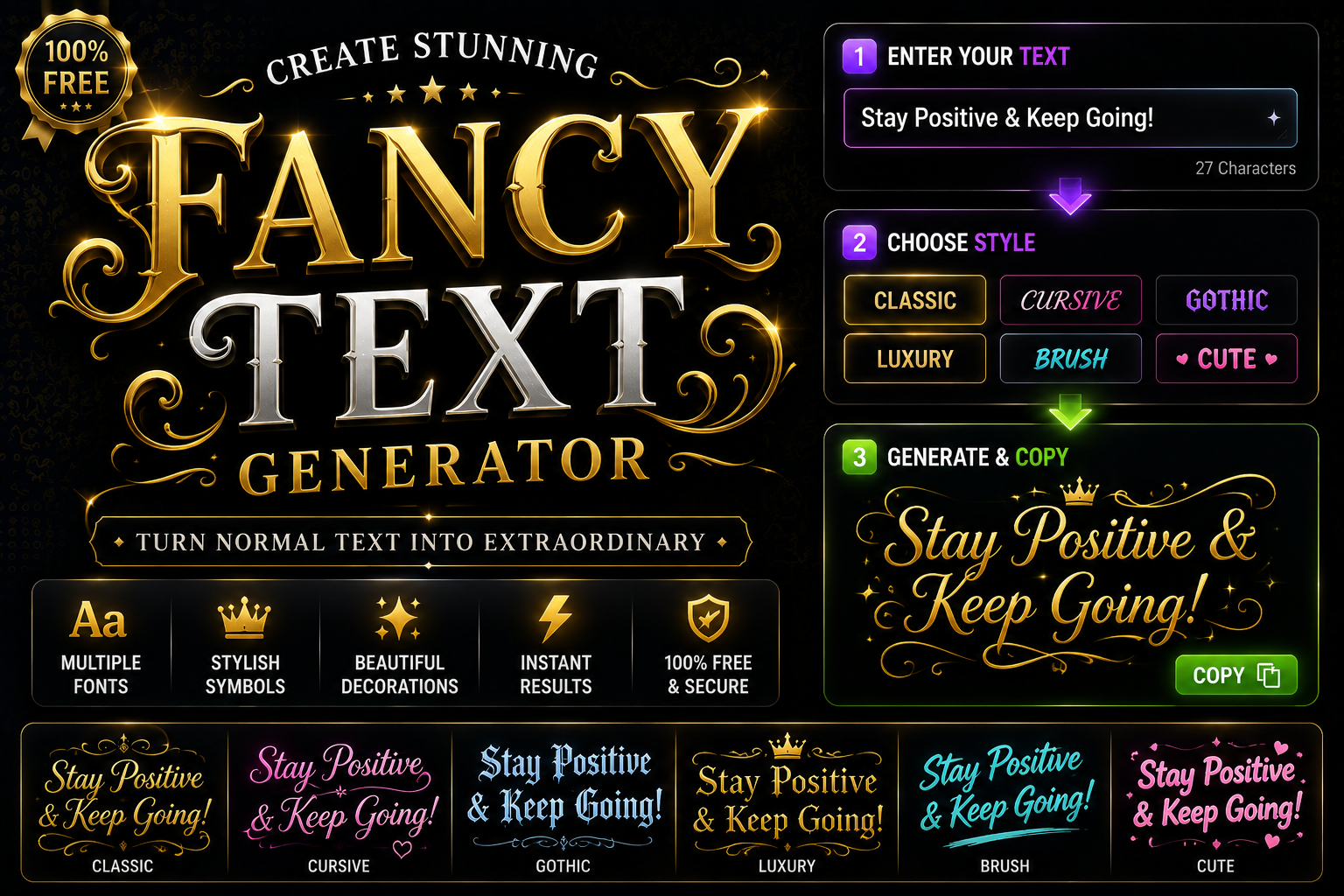 Fancy Text Generator