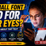 Is Small Font Bad For Your Eyes