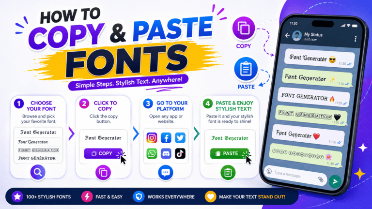 How to Copy and Paste Fonts