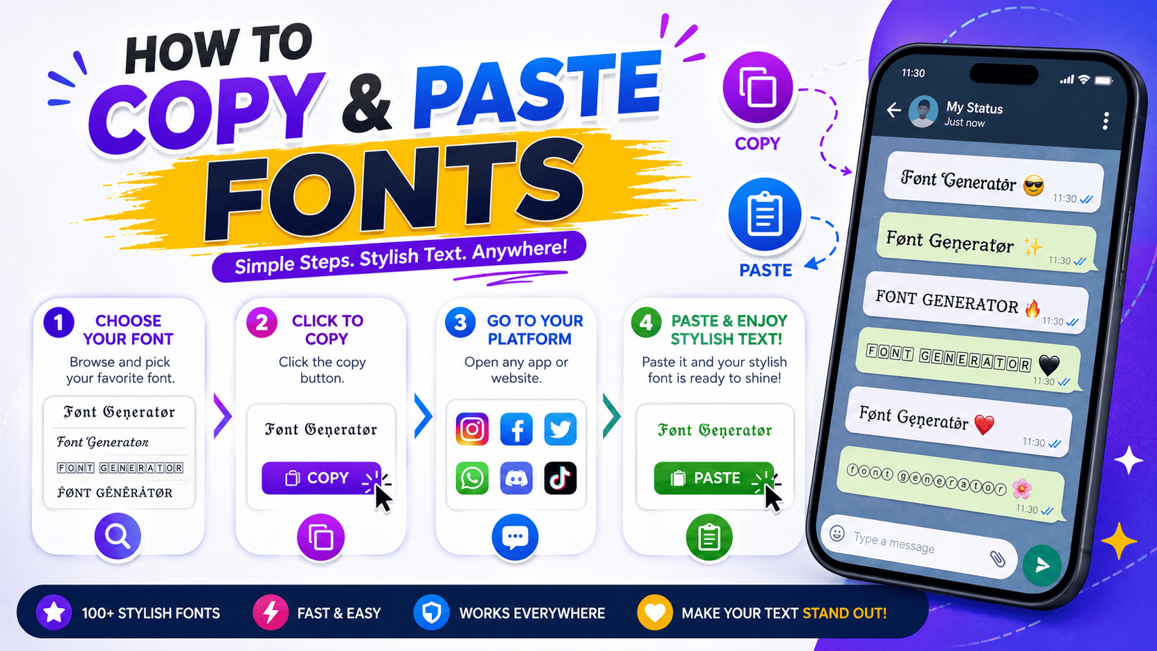 How to Copy and Paste Fonts