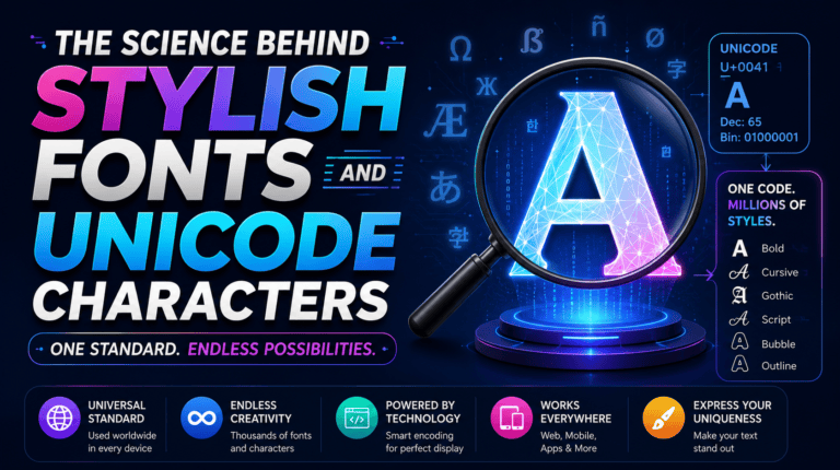 The Science Behind Stylish Fonts