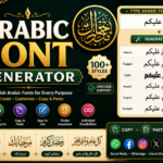 Arabic Font Generator
