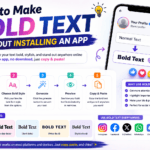 How to Make Bold Text Without Installing an App