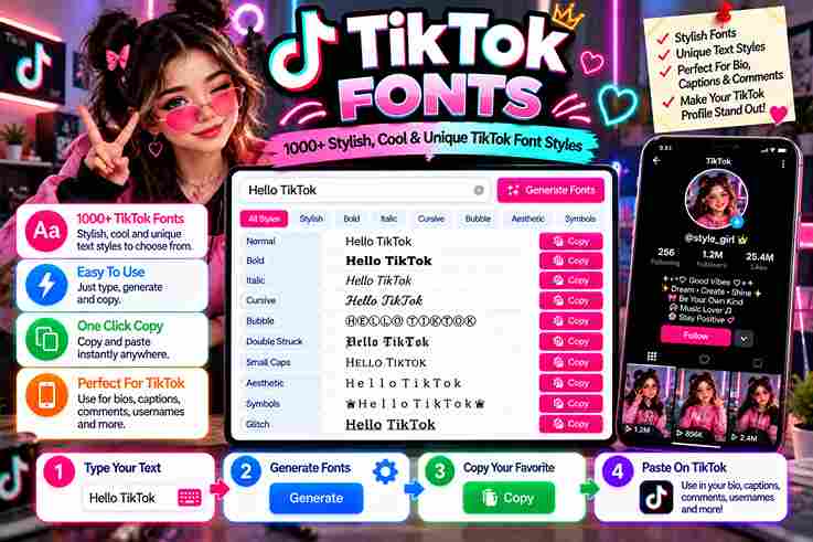 TikTok Fonts