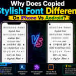 Why Does Copies Stylish Font Different On Iphone Vs Android