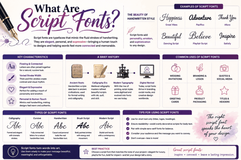 What Are Script Fonts?