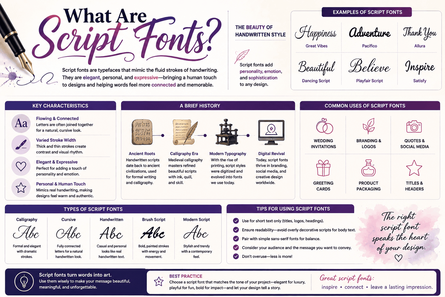 What Are Script Fonts?