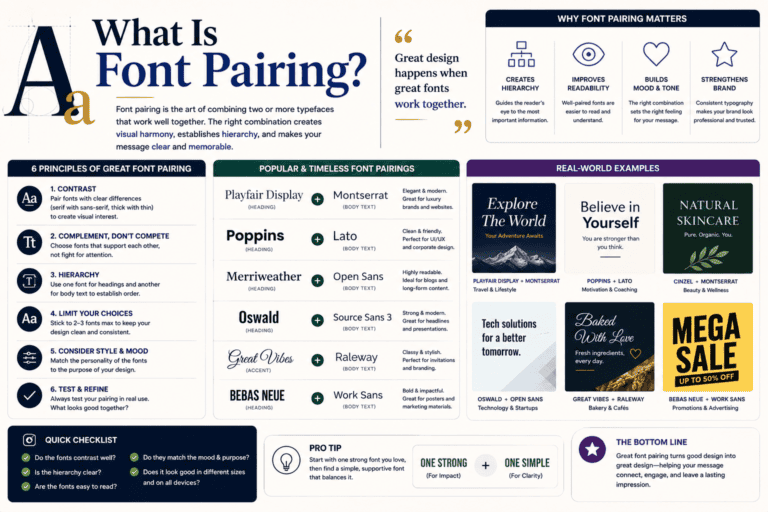What Is Font Pairing?
