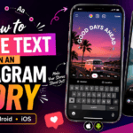 How to Curve Text On An Instagram Story (iPhone