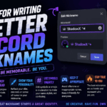 Tips for Writing Better Discord Nicknames