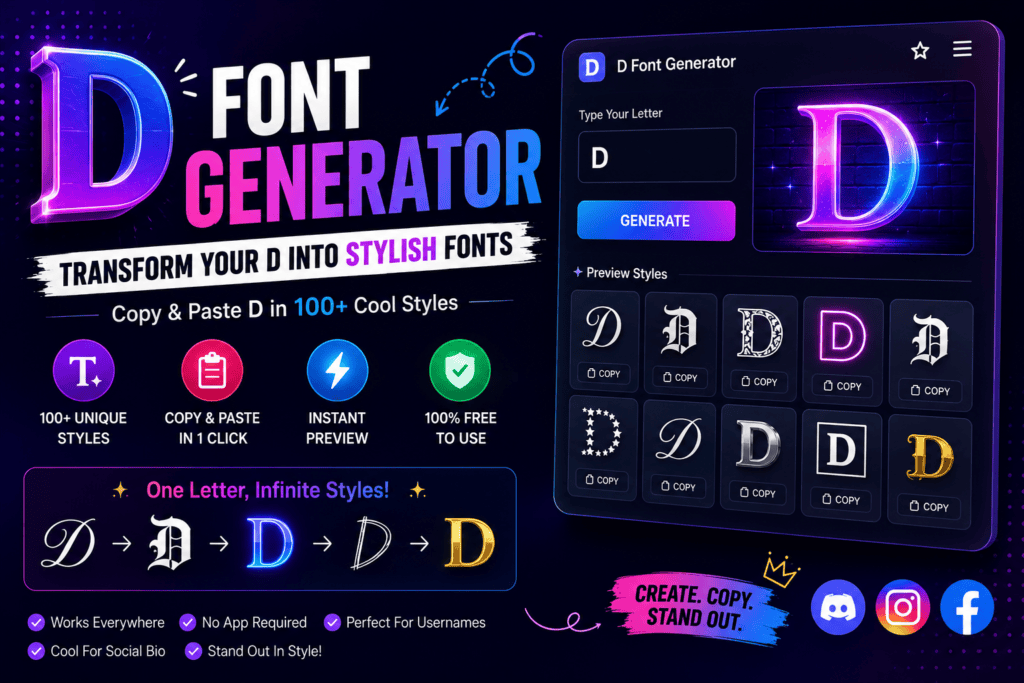 D Font Generator