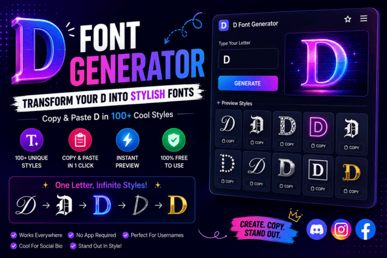 D Font Generator