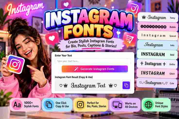Instagram Fonts