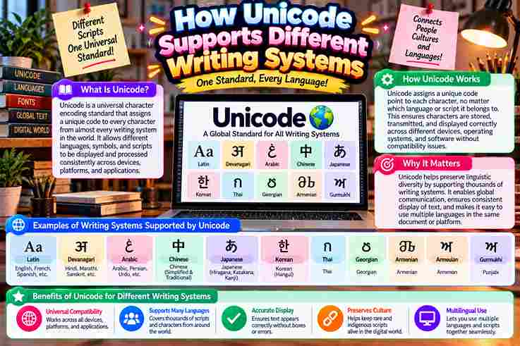 How Unicode Supports Different Writing Systems