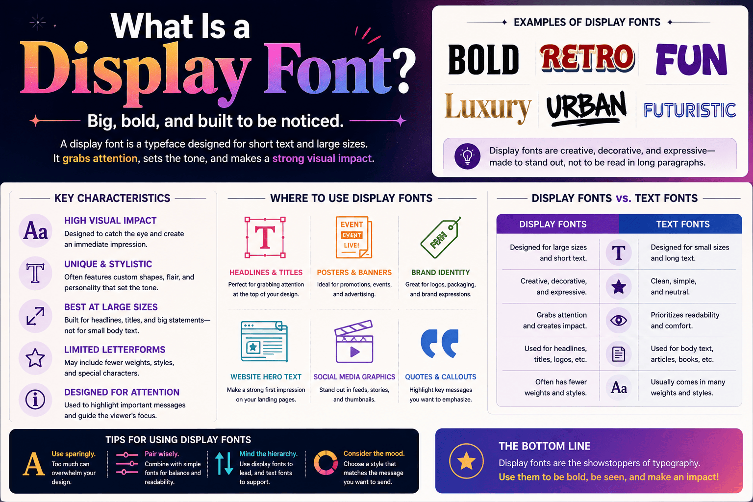 What Is a Display Font?