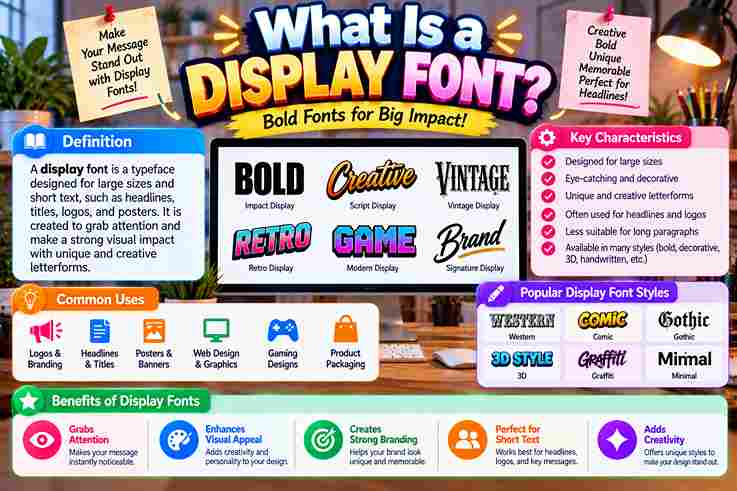 What Is a Display Font