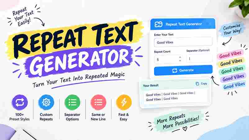 Repeat Text Generator