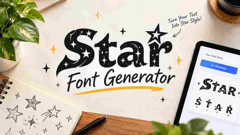 Star Font Generator