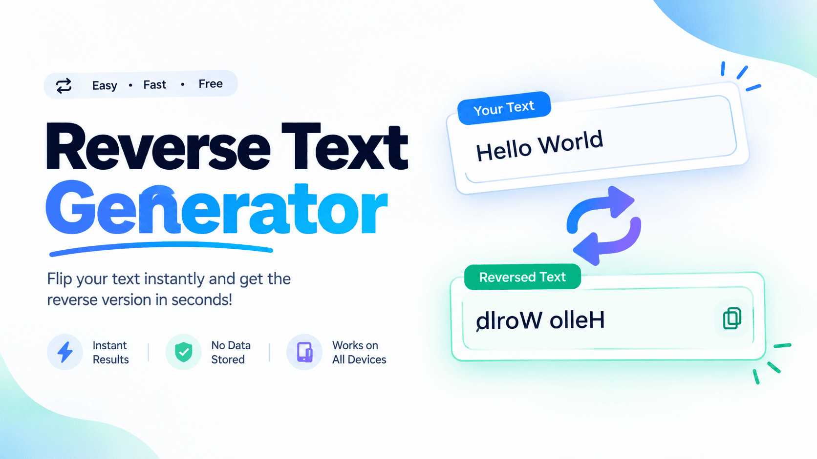 Reverse Text Generator