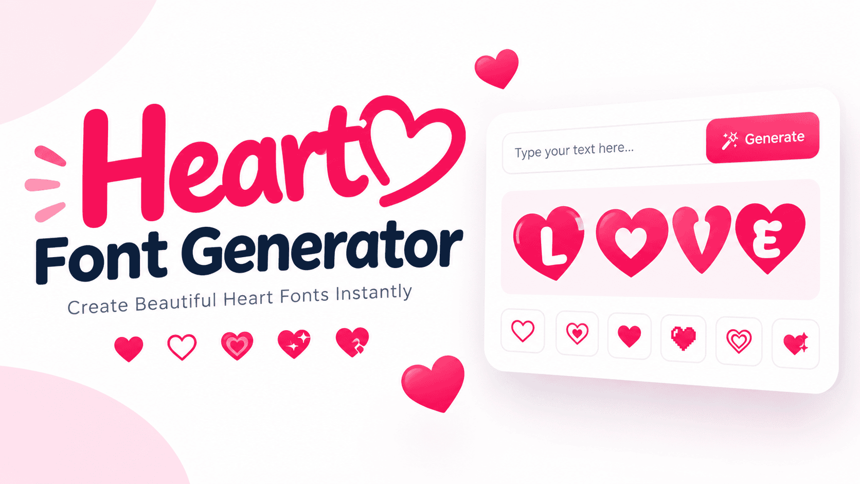 Heart Font Generator