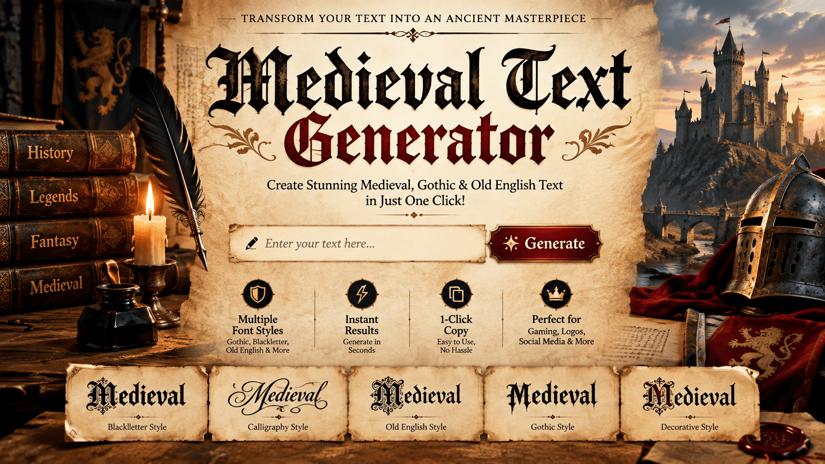 Medieval Text Generator