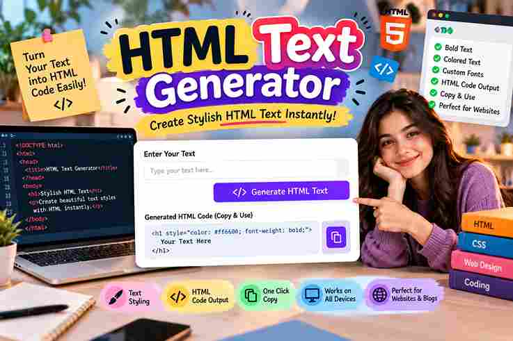 HTML Text Generator