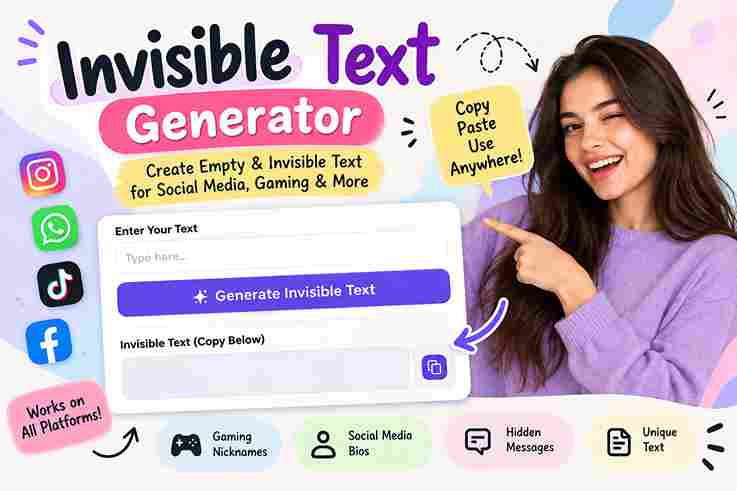 Invisible Text Generator