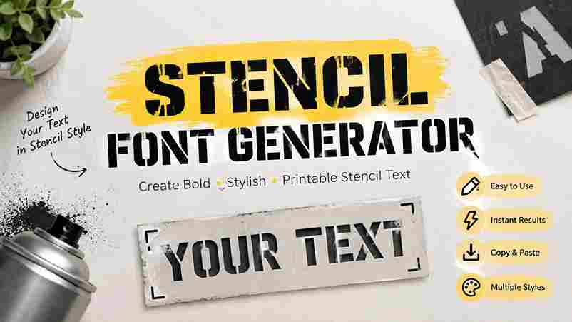 Stencil Font Generator