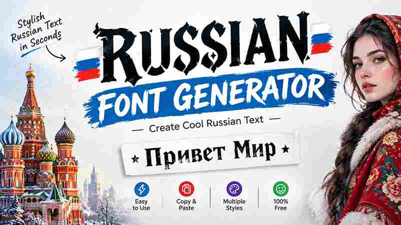 Russian Font Generator