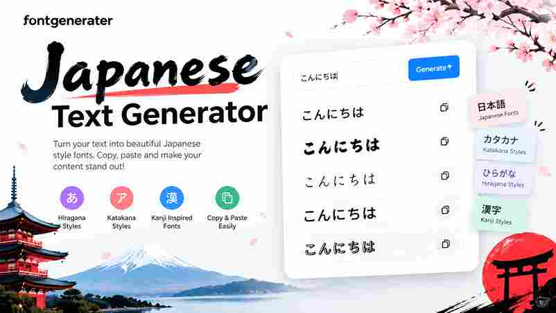 Japanese Text Generator