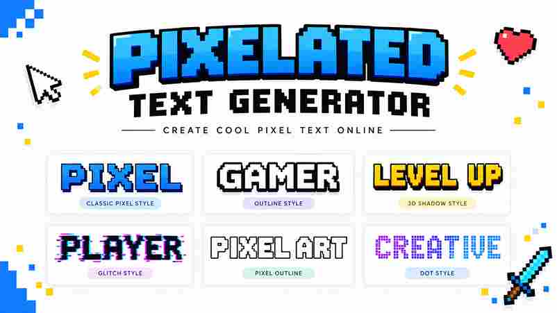 Pixelated Text Generator